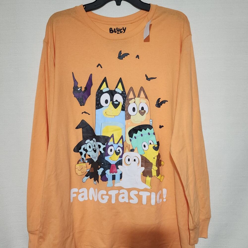 Bluey and family Halloween shirt men's X-Large